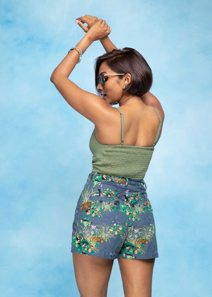 Alternative view of Resort Linen Shorts - Leopard