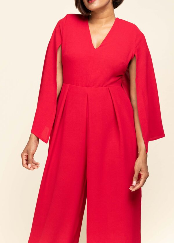 Alternative view of Boss Jumpsuit - Red