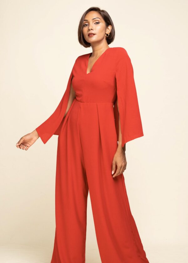 Alternative view of Boss Jumpsuit - Tangerine