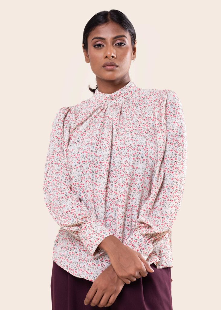 Sage Top - Floral Print