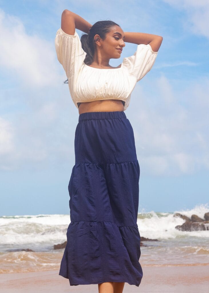 Tara Skirt - Navy