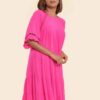 Alana Mini Dress - Hot Pink - Image 2
