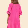 Alana Mini Dress - Hot Pink - Image 3