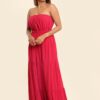 Tori Maxi Dress - Red - Image 2