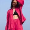 Beachy Co-ord - Hot Pink - Image 2