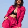 Beachy Co-ord -  Hot Pink