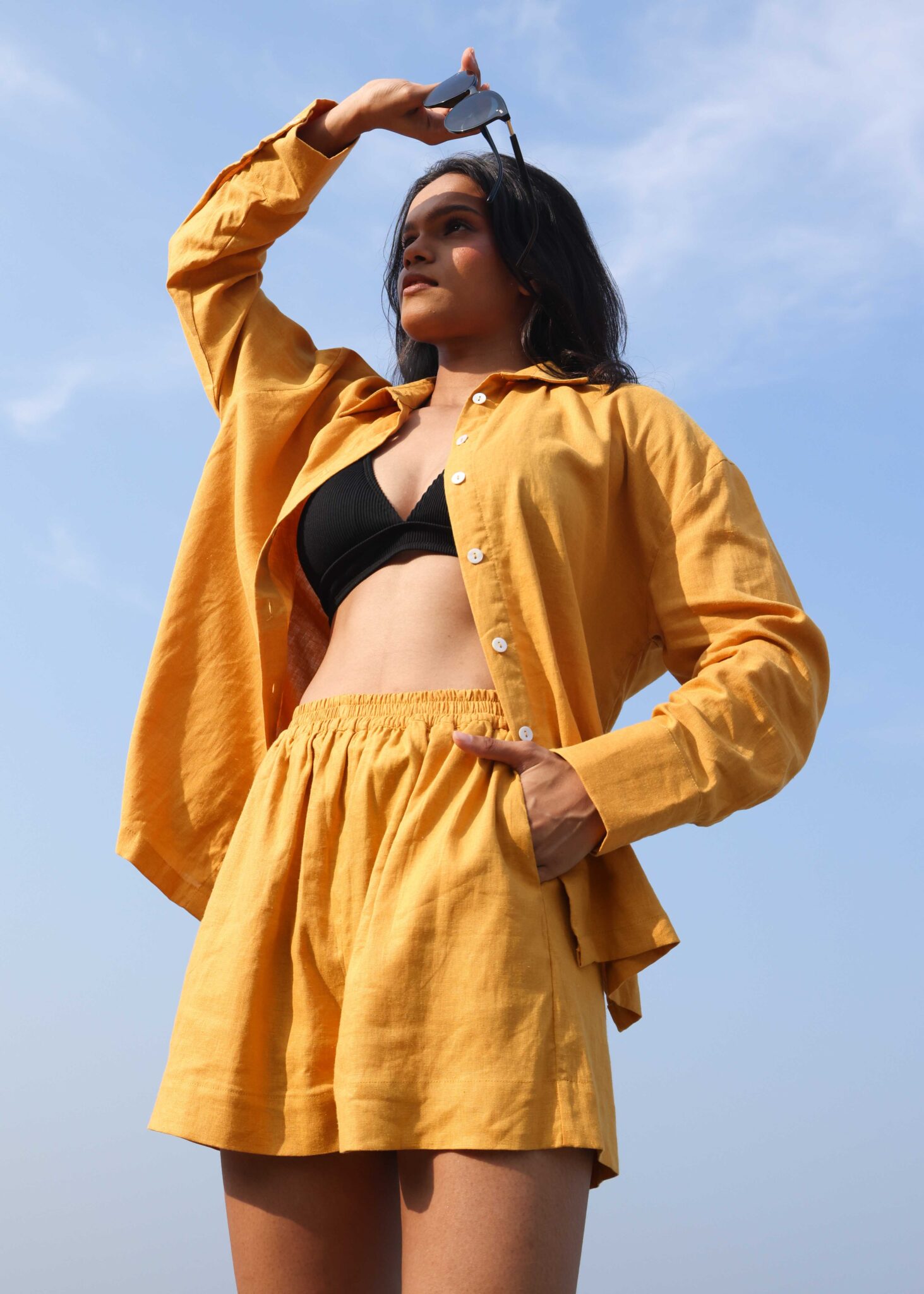 Beachy Co-ord -  Yellow