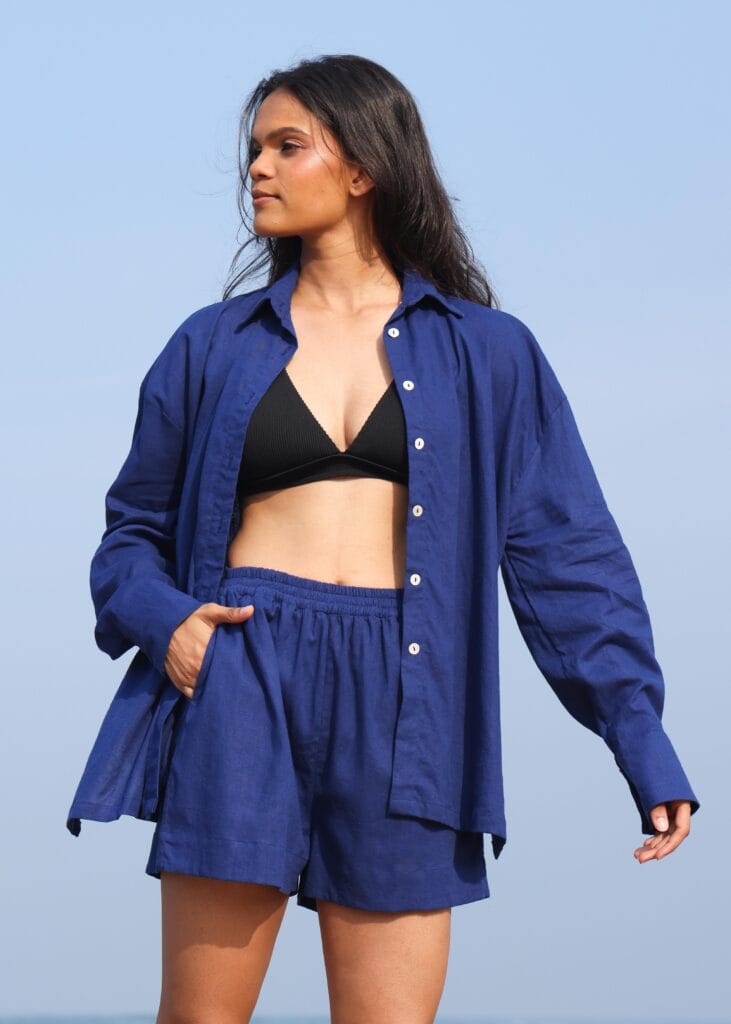 Beachy Co-ord - Royal Blue