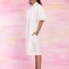 Malibu Cutlon Dress - White - Image 3