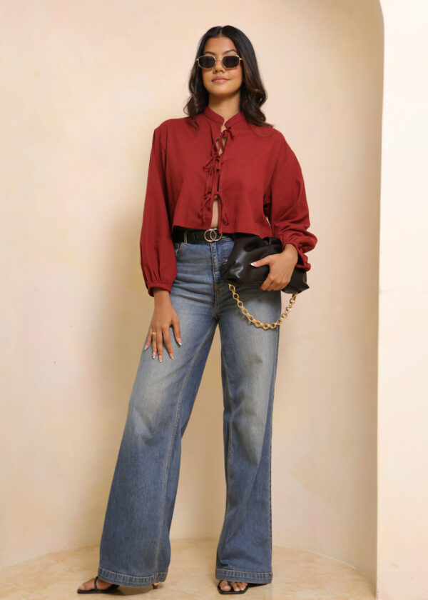 Alternative view of Resort Front Tie Top