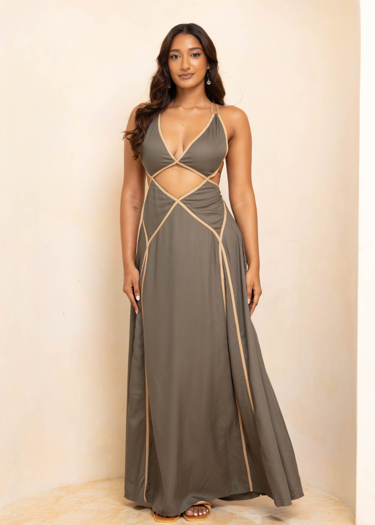 Capri Cutout Maxi Dress - Image 8