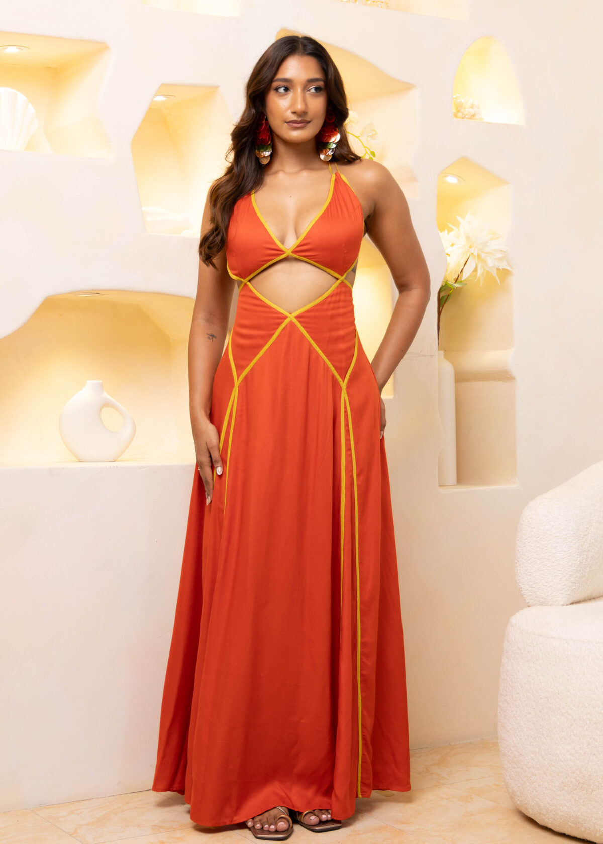 Capri Cutout Maxi Dress - Image 14