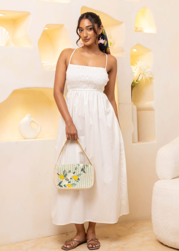 Alternative view of Naples Smocked Cotton Dress