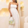 Naples Smocked Cotton Dress - Image 2