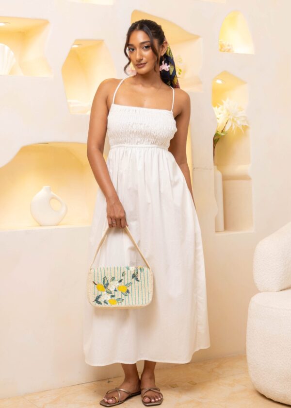 Alternative view of Naples Smocked Cotton Dress