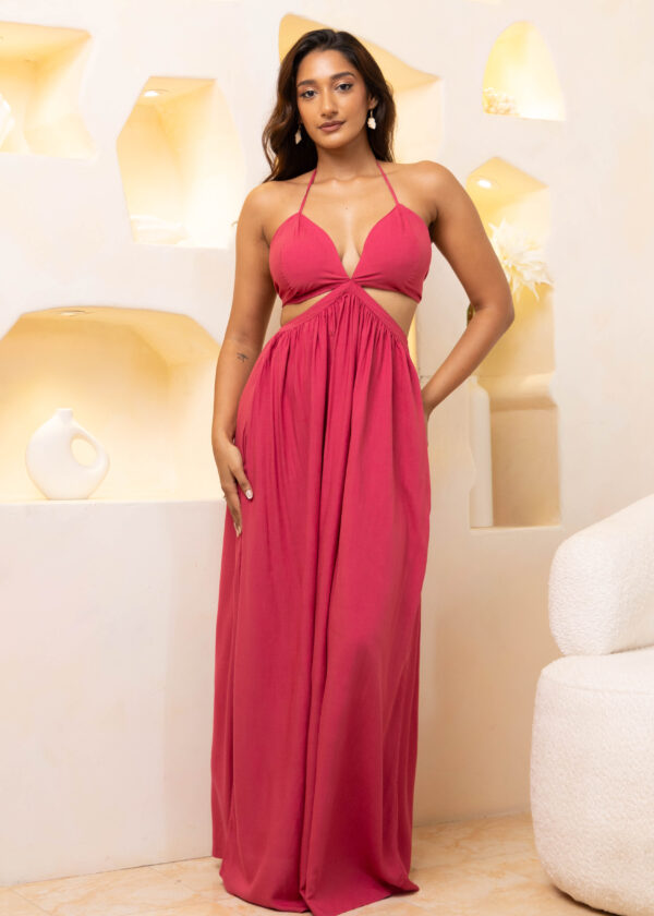 Hibiscus Maxi Dress