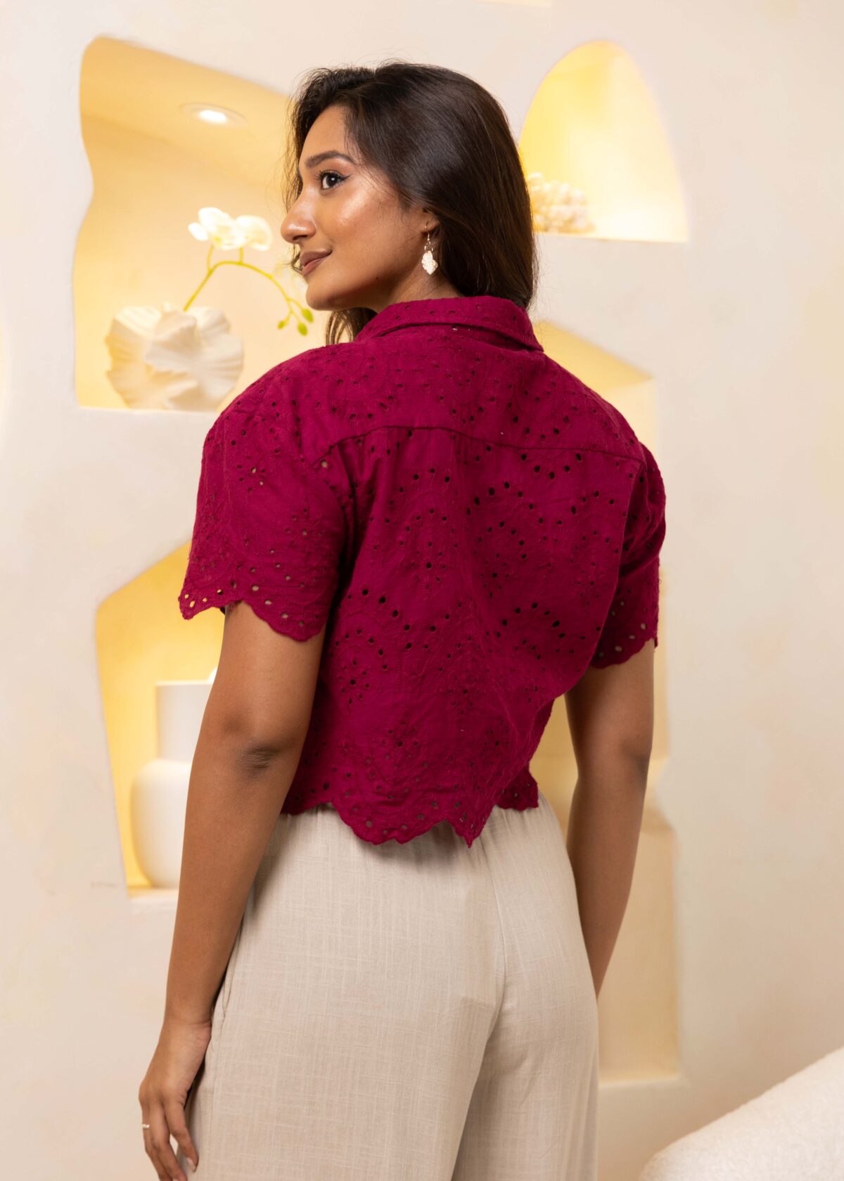 Summer Cutwork Top - Image 3