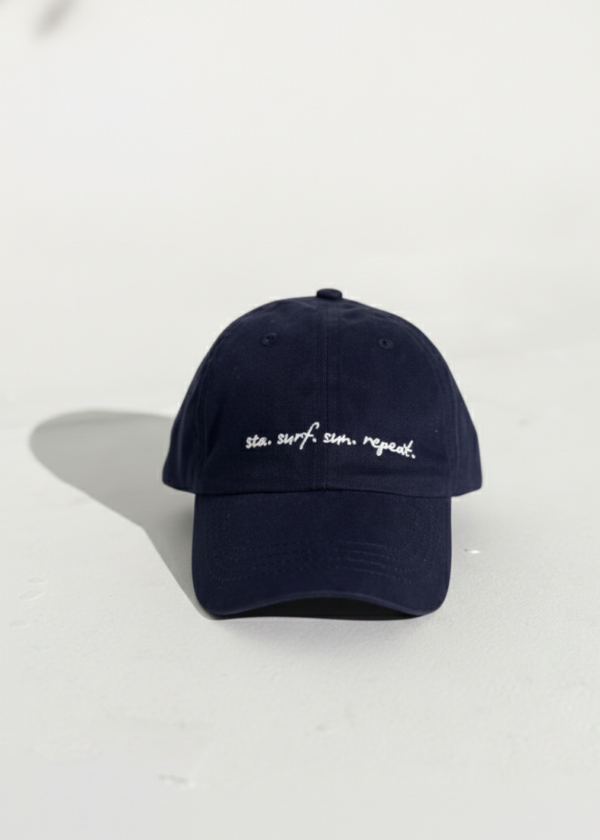Thambili Island - Sea. Surf. Sun. Repeat - Navy Blue