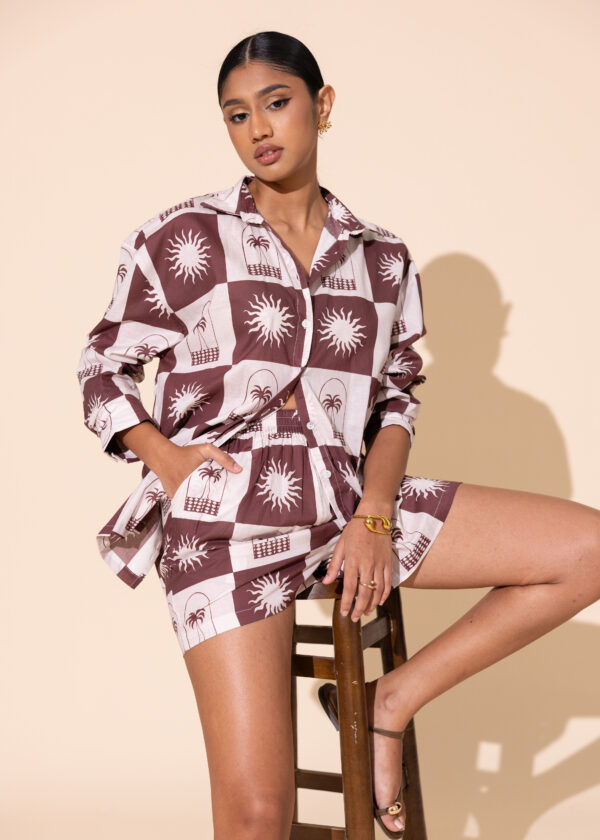 Beachy Co-ord - Sun & Palm