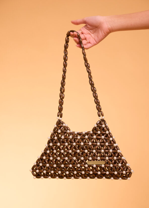 Alternative view of Jasmine Wooden Shoulder Bag