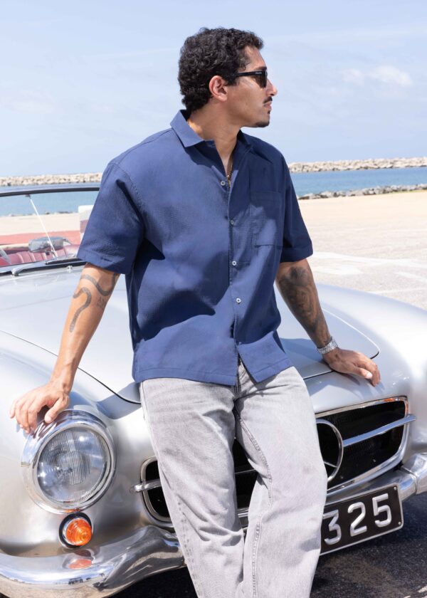 Alternative view of Knox Cuban Collared Short Sleeve Shirt