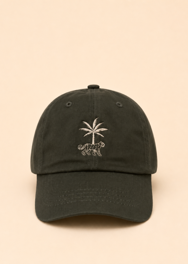 Thambili Island Cap - Leopard - Olive Green