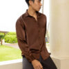 Adrian Shirt - Chocolate Brown - Image 2