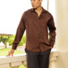 Adrian Shirt - Chocolate Brown - Image 3